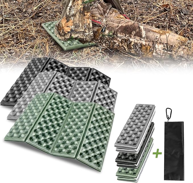 Portable Seat Cushion,Hunting Lightweight Foam Sit Pad,Camping Foam Mat for Hunting,Camping,Hiking, Outdoor Activities