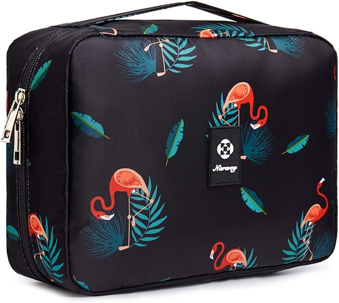 Narwey Hanging Travel Toiletry Bag Cosmetic Make up Organizer for Women and Girls Waterproof