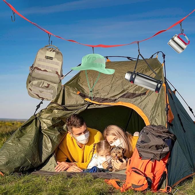 3 PACK Hockey Drying Rack With Storage Bag,Hockey Equipment Gear Drying Rack, Sports Gear Organizer Hanging Straps,Ice Goalie Hockey Gifts For Boys Football Baseball Catcher.Outdoor Camping Must Haves