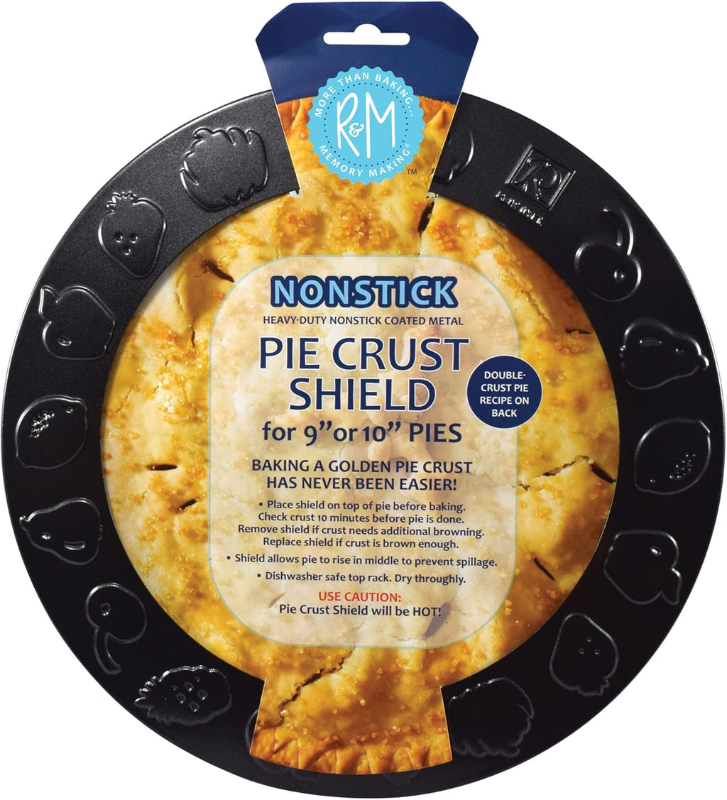 R&M International Non-Stick 9" or 10" Standard Size Pie Crust Shield