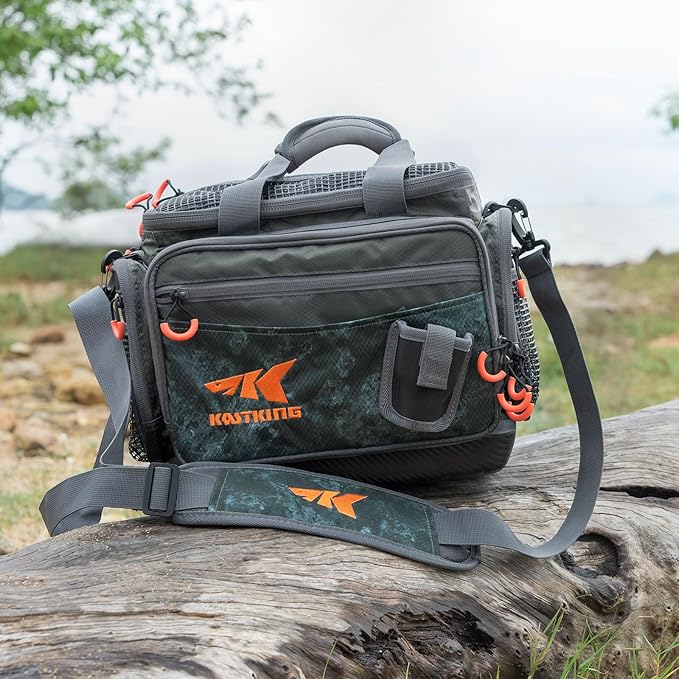 KastKing Fishing Gear & Tackle Bags - Saltwater Resistant Fishing Bags - Fishing Tackle Storage Bags