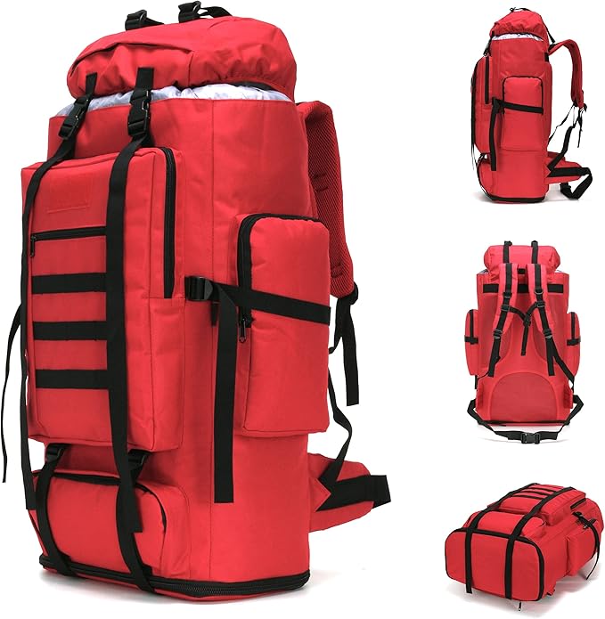 100L Camping Hiking Military Tactical Backpack Outdoor Climbing Sport Bags for Camping,Backpacking