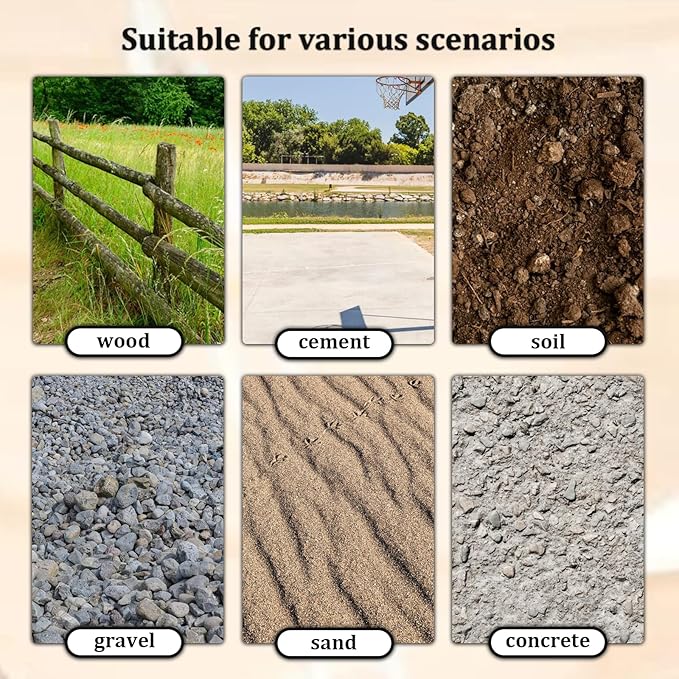 Rebar Stakes 16 Inch 9 Pack Tent Stakes Heavy Duty Metal J Hook, Fence Stakes for Trampoline, Fence, Camping Tent (9, I-16 x2/5""), Silver