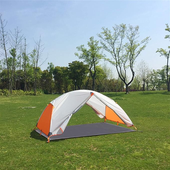 REDCAMP Lightweight Tent Footprint for 1-2 Person Tent, 87"x55" Multifunctional Waterproof Camping Tarp for Outdoor Hiking