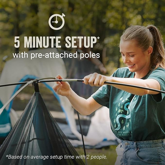 Coleman Skydome XL Large Family Tent Weatherproof 8/12 Person Tent Sets Up in 5 Mins Rainfly & Carry Bag Included Made of PFAS-Free Materials