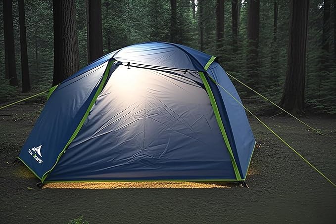 ThreeBears 2-Person Camping Tent, Waterproof & Windproof Lightweight Backpacking Tent for Hiking, Camping, Mountaineering & Travel - Durable & Easy Setup