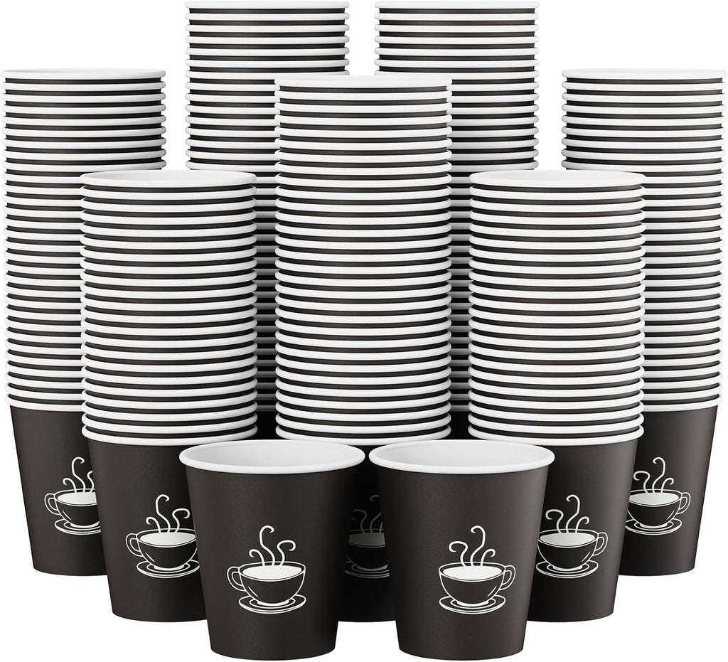 10 oz Paper Cups, 270 Count, Disposable Coffee Cups for Water, Juice or Tea, Perfect for Office Parties or Events