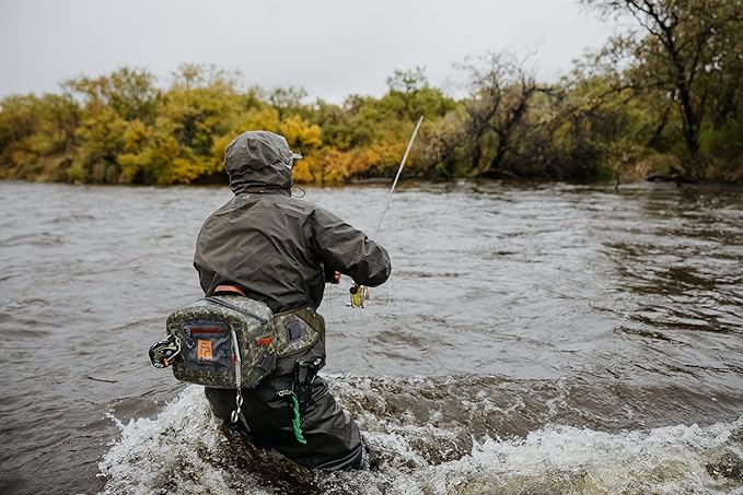 fishpond Thunderhead Submersible Lumbar Pack | Fishing Bag | Waterproof Waist Pack | Fly Fishing Fanny Pack - Eco Shadowcast Camo
