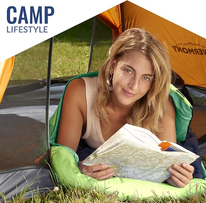 VENTURE 4TH Backpacking Sleeping Bag – XXL, Double and Single Sizes - Lightweight Warm & Cold Weather Sleeping Bags for Adults, Kids & Couples – Ideal for Hiking, Camping & Outdoor Adventures