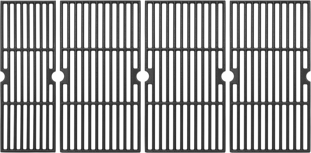DELSbbq Cast Iron Grill Grates for Charbroil Performance 6 Burner Grills 463245917 463238218 463276517 463276617 463277918 466245917, Cooking Grids Replacement for G470-0002-W1 G470-0003-W1
