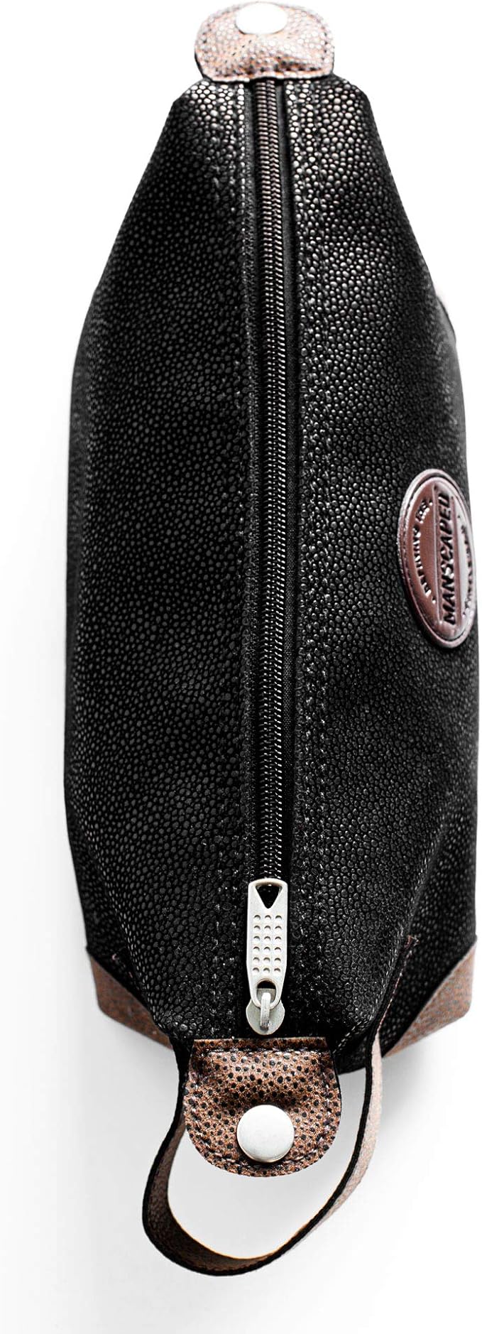 MANSCAPED® The Shed Men's Premium Quality Toiletry Bag, PU Leather Dopp Kit, Bathroom Travel Bag, Shaving Kit Case, Trimmer Tool Organizer