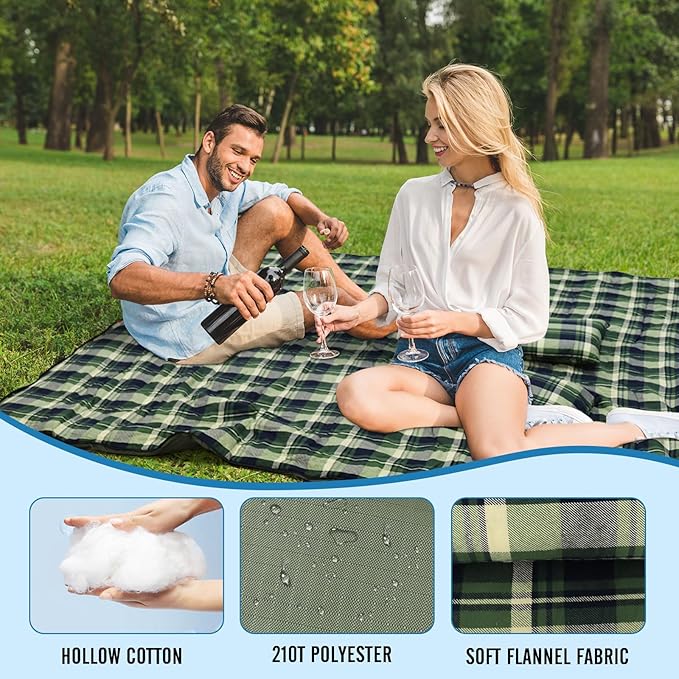 Double Sleeping Bag Flannel for Adults with 2 Pillows 2 Person Sleeping Bags Camping XXL Queen Size Two Person Sleeping Bag for Cold Weather