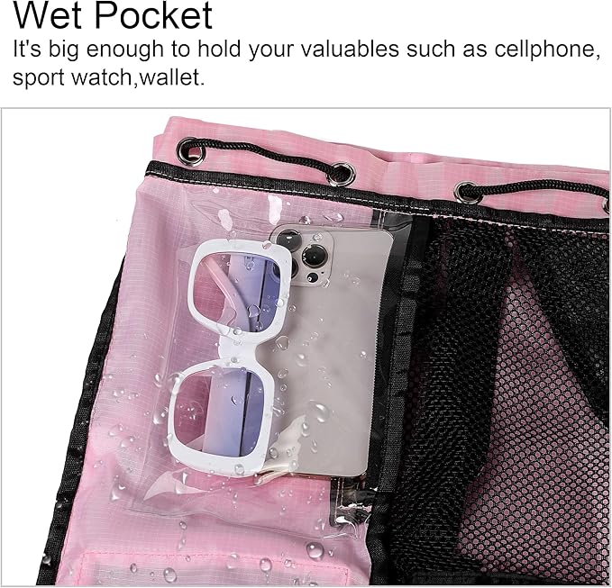 BeeGreen Drawstring Backpack for Men Women Athletic Gym Sports Workout Beach Swim …