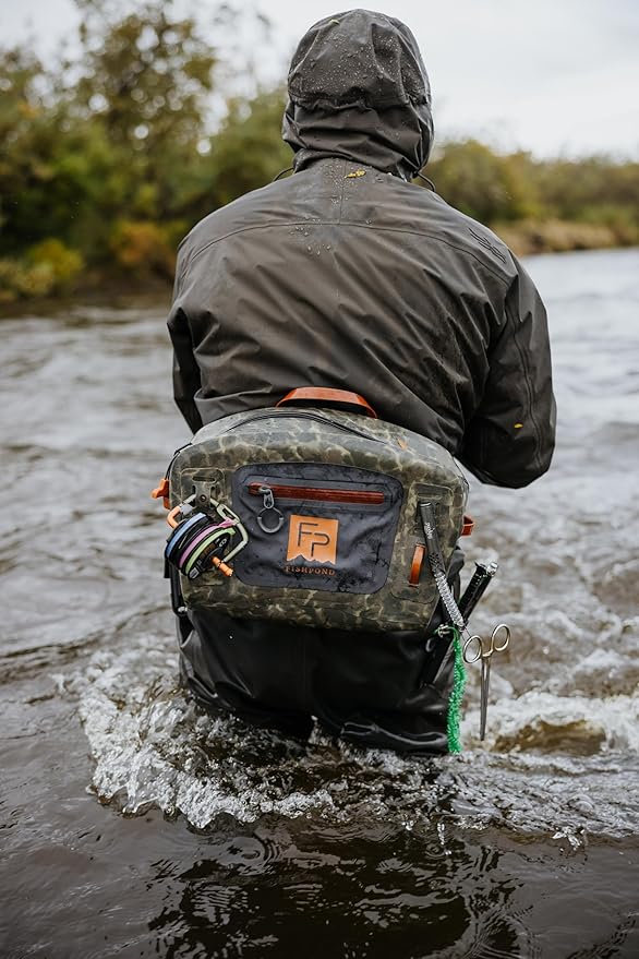 fishpond Thunderhead Submersible Lumbar Pack | Fishing Bag | Waterproof Waist Pack | Fly Fishing Fanny Pack - Eco Shadowcast Camo