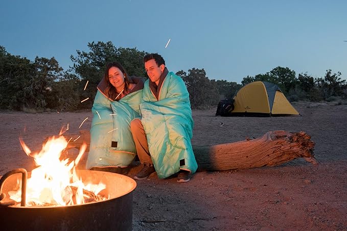 Teton Mammoth Queen Size Double Sleeping Bag- A Warm Bag The Whole Family can Enjoy – Great for Camping, Hunting and Base Camp. Compression Sack Included