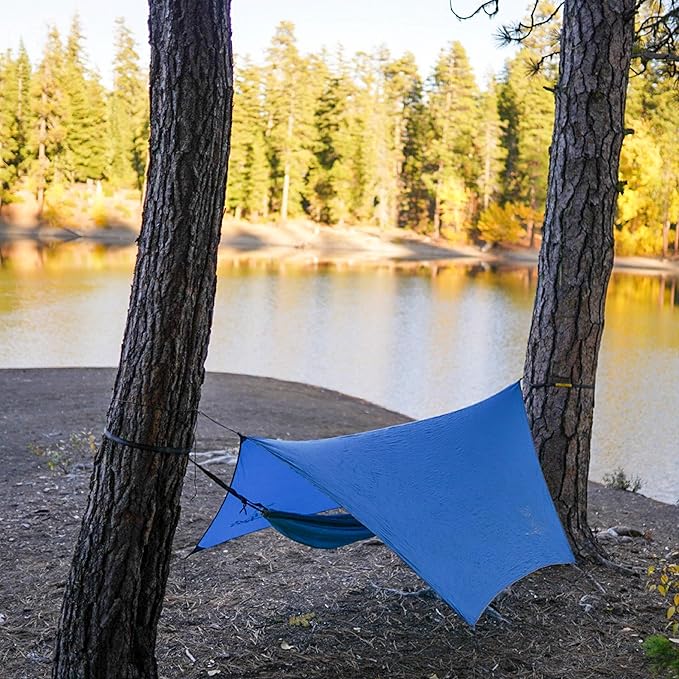 Wise Owl Outfitters Hammock Tarp, Hammock Tent - Rain Tarp for Camping Hammock - Camping Gear Must Haves w/Easy Set Up Including Tent Stakes and Carry Bag
