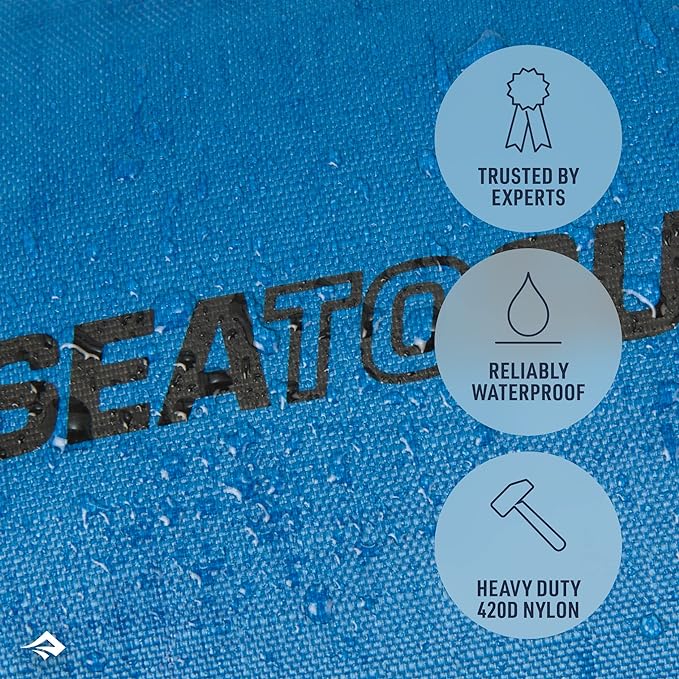 Sea to Summit Big River Dry Bag, Heavy-Duty Dry Storage, 20 Liter, Surf Blue