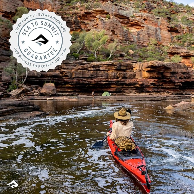 Sea to Summit eVac Compression Dry Bag, Waterproof Compression Sack, 35 Liter, High Rise Grey