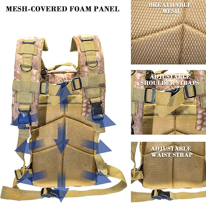 Lightweight Fishing Tackle Backpack Professional Water-Resistant All-in-One Rod Holder & Gear Storage