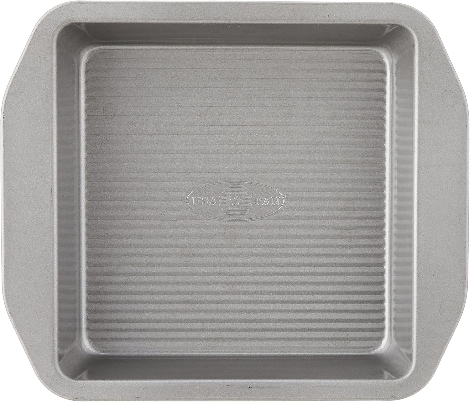 USA Pan 12-Cup Muffin Pan and 8-Inch Square Cake Pan Aluminized Steel Bakeware Set
