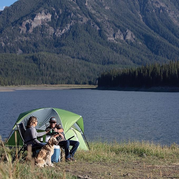 Coleman Sundome 4-Person Tent with Rainfly, Weatherproof Tent Sets Up in 10 Mins