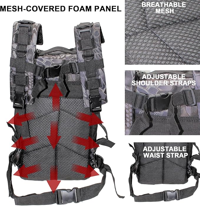 Lightweight Fishing Tackle Backpack Professional Water-Resistant All-in-One Rod Holder & Gear Storage