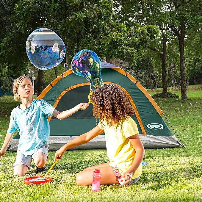 UNP Camping Tent 2/3/4/6 Person Dome Tent, Easy to Set Up for Camping, Lightweight Camping Tent, Portable Camping Tent for Outdoor and Backpacking Beaches