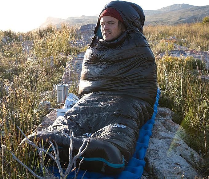 Naturehike Ultralight Down Sleeping Bag, 650FP, 3-4 Season, Adults, 32-42, Waterproof, Compact, Camping, Hiking