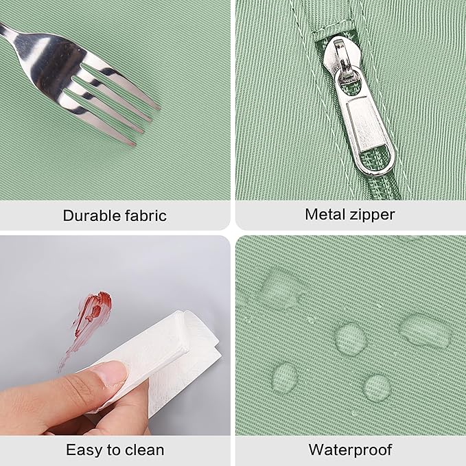 16L Lunch Bag for Women, Large Lunch Box Women for Work, Lunch Tote Bag for Adults, Green