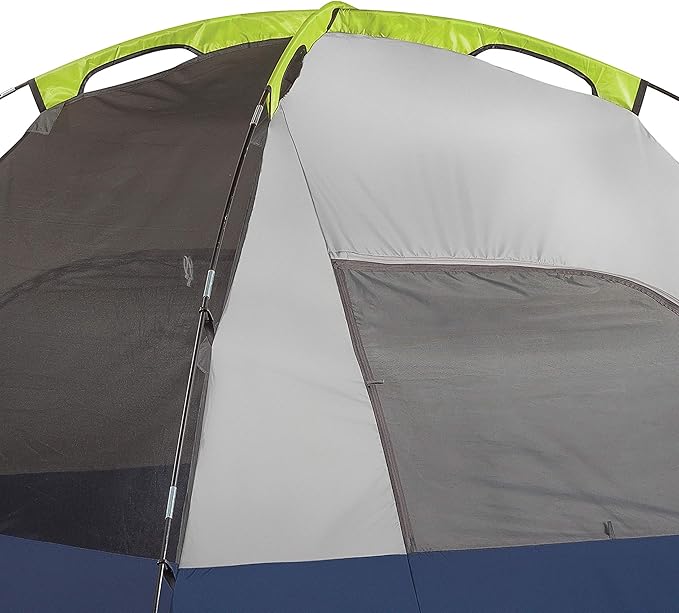 Coleman Sundome 4-Person Tent with Rainfly, Weatherproof Tent Sets Up in 10 Mins