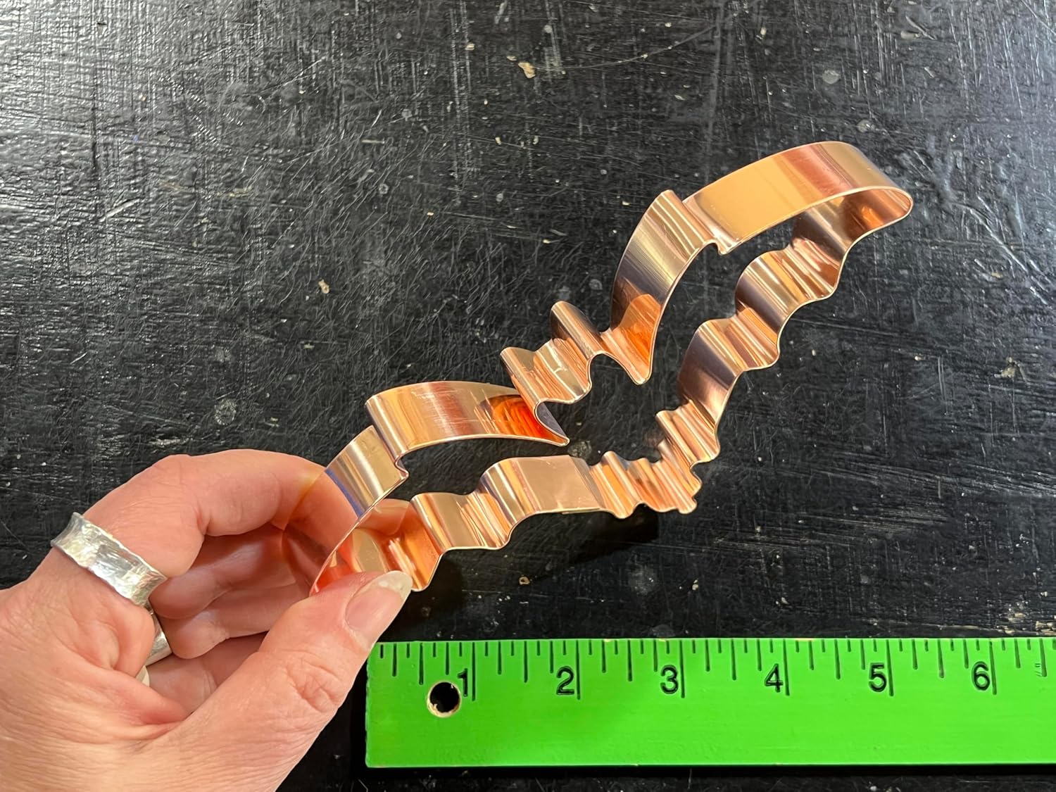 Bat Cookie Cutter, 6" Made in USA by The Fussy Pup