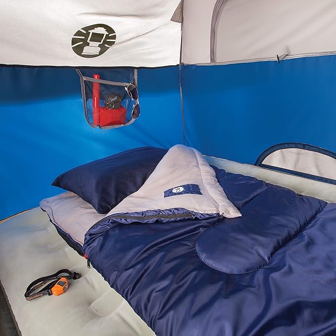 Coleman Sundome 4-Person Tent with Rainfly, Weatherproof Tent Sets Up in 10 Mins