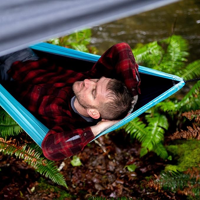 Wise Owl Outfitters Hammock Tarp, Hammock Tent - Rain Tarp for Camping Hammock - Camping Gear Must Haves w/Easy Set Up Including Tent Stakes and Carry Bag