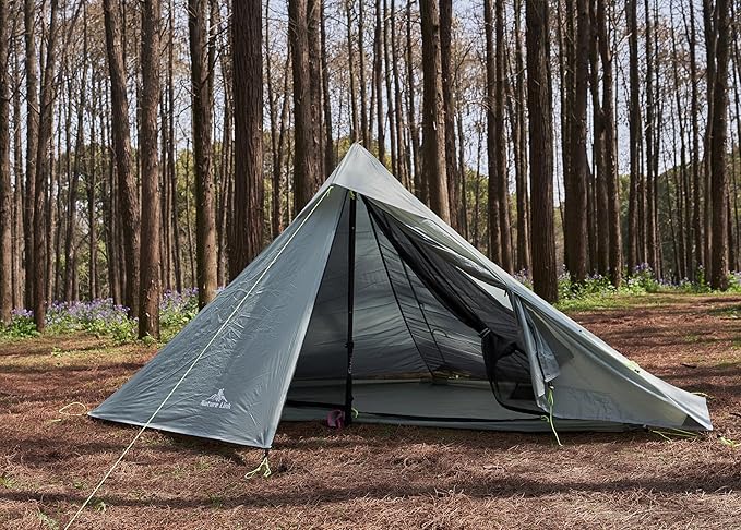 Altair One Ultralight Trekking Pole Backpacking Tent, Waterproof SIL Nylon, Double Wall, 3 Season, 1 Person Shelter for Backpacking, Hiking, Camping, Trekking, Bushcraft