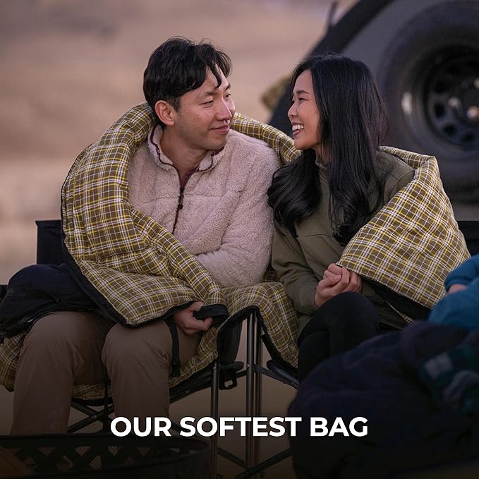 Teton Evergreen Sleeping Bag for Adults. Choose for Any Weather. Warm Sleeping Bags for Camping, Hunting, and Base Camp