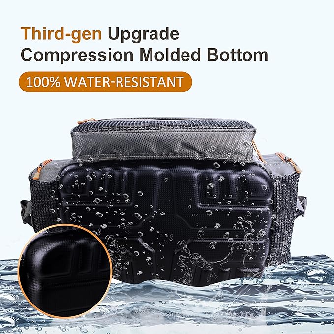 Fishing Tackle Box Bag - Fishing Bags for Saltwater or Freshwater (#Grey) Fishing Tackle Bags - Padded Shoulder Strap - Tackle Bag for 3600 3700 Tackle Box