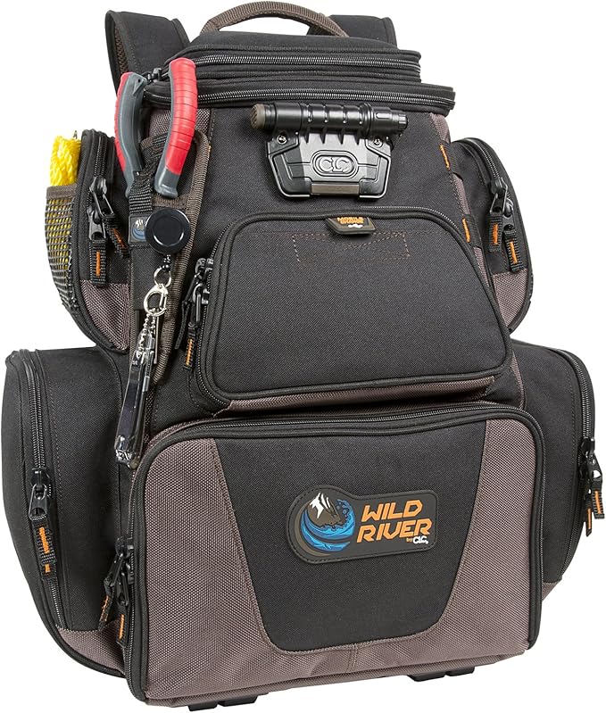 Wild River Nomad by CLC Custom LeatherCraft Tackle Tek Nomad XP Lighted Backpack with USB Charging System