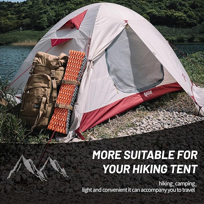 Himalaya 1/2 Person Camping Tent, 4 Season Tent Backpacking Winter Tent Waterproof Windproof Lightweight Portable PU5000 for Outdoor Camping Cold Weather Hiking Mountaineering