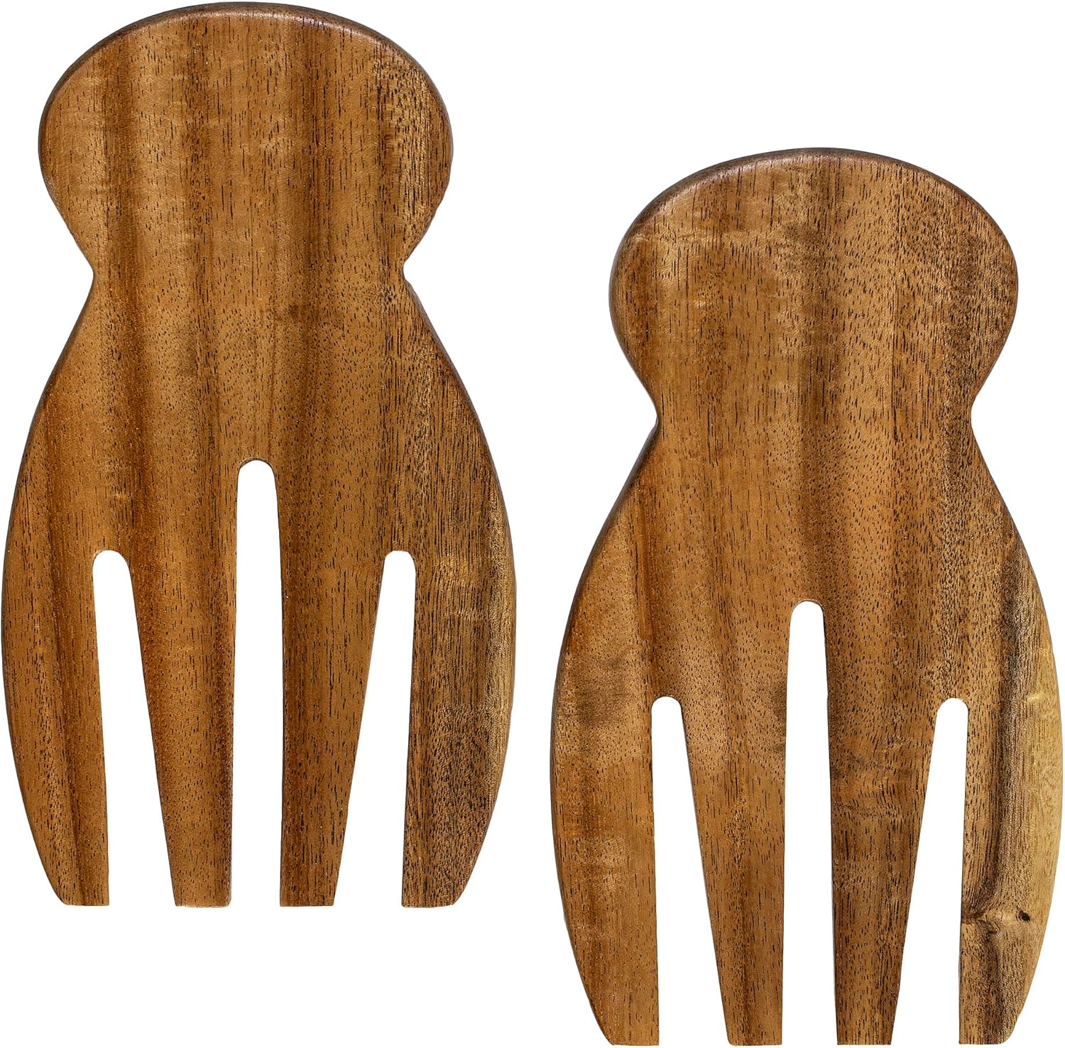 Salad Hands – Acacia Wood Salad Serving Utensils for Tossing & Serving