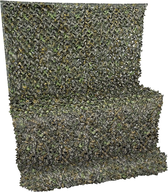 iunio Camo Netting Camouflage Netting, Silent Military Net, Large Bulk Roll Mesh, for Hunting Blind Cover Backdrop Camo Themed Birthday Party, Sun Shade, Camping, Outdoor, with mesh Backing