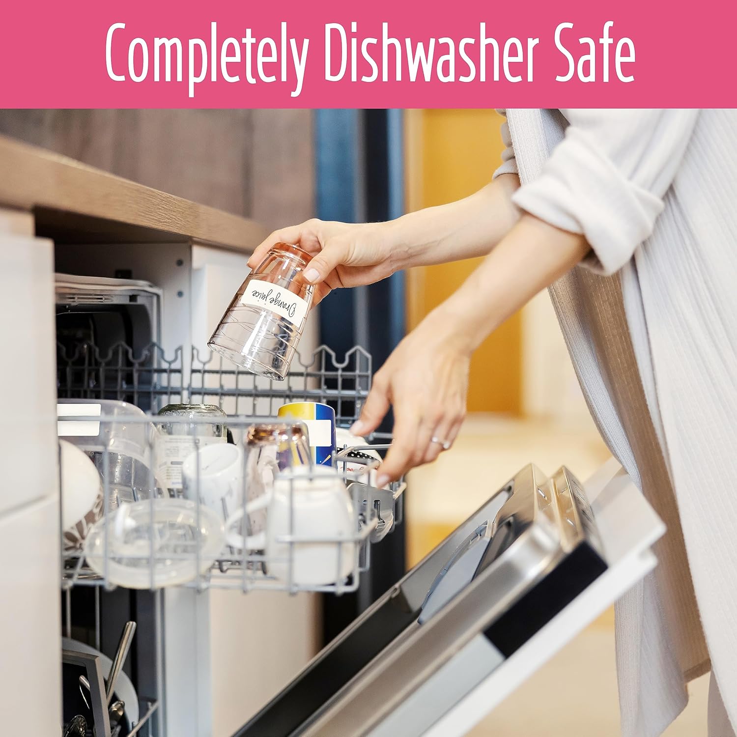 500 Dissolvable Canning Labels, Removable Freezer Pantry Stickers with Perforation Line No Residue Left for Food Containers Jars Kitchen Restaurant Storage Organization (1” x 2”)