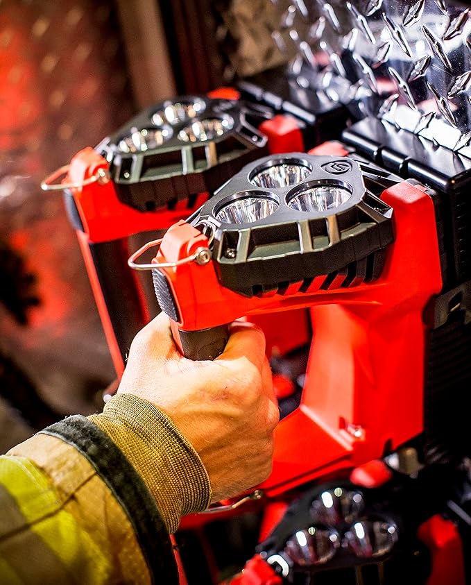 Streamlight 44311 Vulcan 180 LED Rechargeable Lantern AC/DC Charger 1200 Lumen, Orange - 1200 Lumens