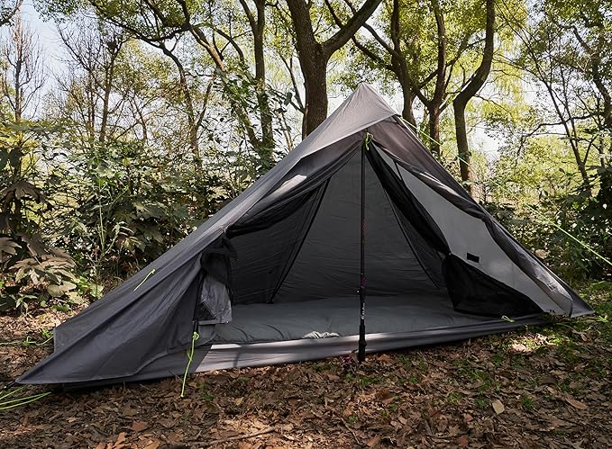 Altair One Ultralight Trekking Pole Backpacking Tent, Waterproof SIL Nylon, Double Wall, 3 Season, 1 Person Shelter for Backpacking, Hiking, Camping, Trekking, Bushcraft