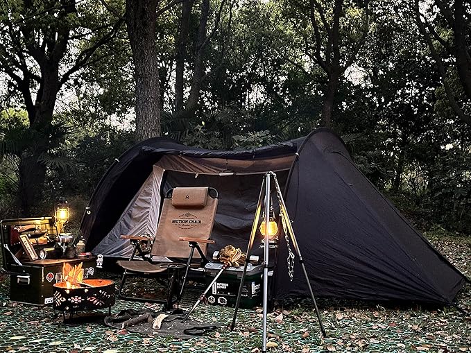 OneTigris COMETA Camping Tent, Detachable Inner Mesh Tent & Portable Carry Bag Included, Easy Setup, Waterproof Windproof Tunnel Tent for Outdoors Camping Canoeing Beach Travel Picnic