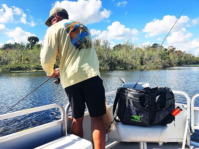 KastKing Fishing Gear & Tackle Bags - Saltwater Resistant Fishing Bags - Fishing Tackle Storage Bags