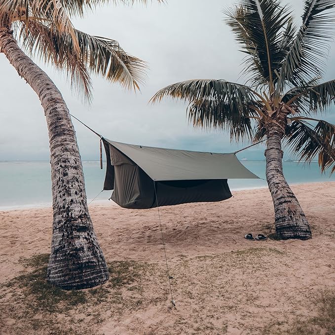 Haven Tents Lay Flat Hammock Tent - Waterproof Tent & Camping Hammock with Mosquito Net - Includes Insulated Pad and Rainfly - Haven Tent, Haven XL, Haven Safari