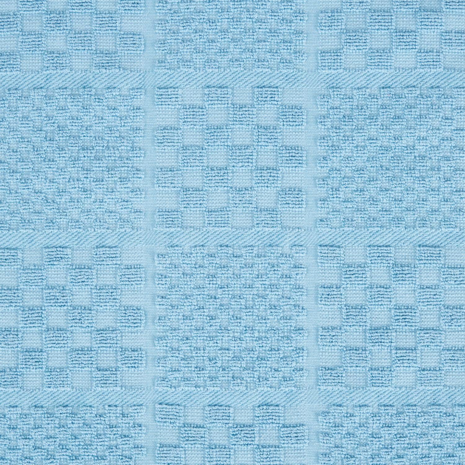 KitchenAid Quilted Cotton Terry Cloth Oven Mitt, Pot Holder Heat Resistant, 16"x26", 7"x13" & 7"x10", Blue Velvet