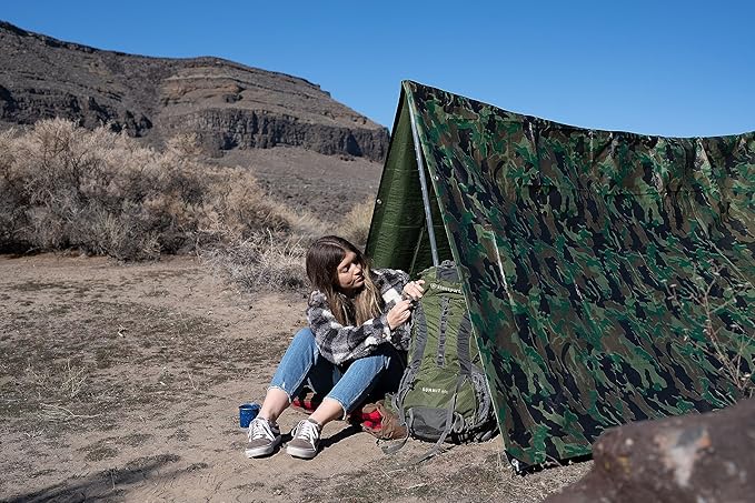 Stansport Camo Medium-Duty Rip-Stop Tarp