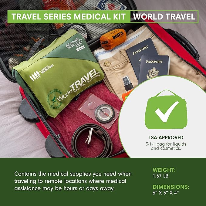Adventure Medical Kits World Travel First Aid Medical Supply Kit