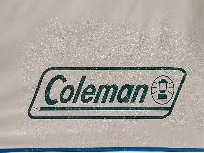 Coleman Cabin Camping Tent with Screened Porch 4/6 Person Weatherproof Tent with Enclosed Screened Porch Option Includes Rainfly Carry Bag Extra Storage and 10 Minute Setup